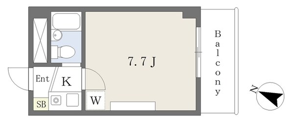 金澤ビル２の物件間取画像